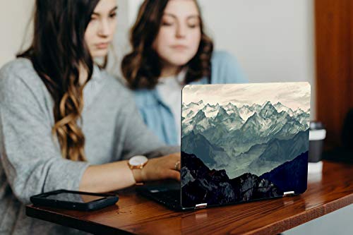 Image of Galaxsia Hilly Scene Vinyl Laptop Skin /Sticker /Cover /Decal Compatible for Any Laptop (Hp /Dell /Sony /Acer /Lenovo /Asus etc..) Brand Models of Size 14 Inches Laptop Or Notebook.