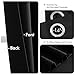 MIULEE Black Blackout Curtains for Bedroom Living Room 84 Inches Long 2 Panels, Thermal Insulated Room Darkening Drapes Solid Grommet Top Noise Reduction Light Blocking Halloween Window Treatments