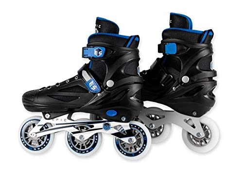 Epic Skates Mens Storm Inline Skates, Black/Blue, Adult5-8 #TOP2