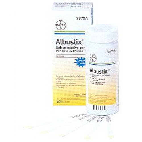 Albustix Proteinas 50 Tiras A2872C52, 50 unidad, 1