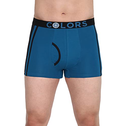 Image of RUPA FRONTLINE Colors Men's Front Open Athlefit Mini Trunks | Soft-Touch Cotton Stretch | Snug Fit | Breathable Fabric | Supporter Brief | Pack of 1