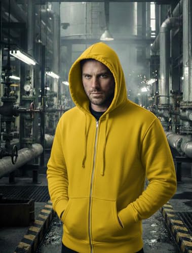 Image of Just In Trend Flame Resistant FR Fleece Hoodie - 100% C - Heavy Weight