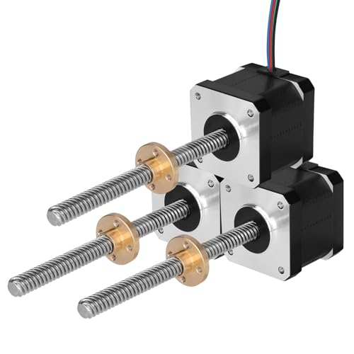 Moteur pas à pas Nema 17 avec vis T8 idéal pour guidage linéaire DIY