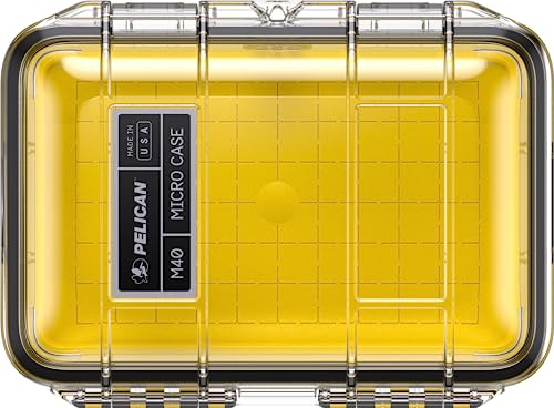 Image of Pelican M40 Micro Case (Yellow /Clear)