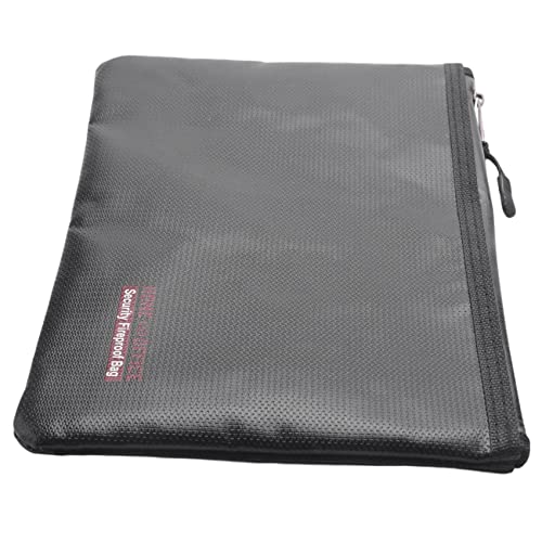 Bolsa de dinero ignífuga 4X impermeable y portátil para documentos 3