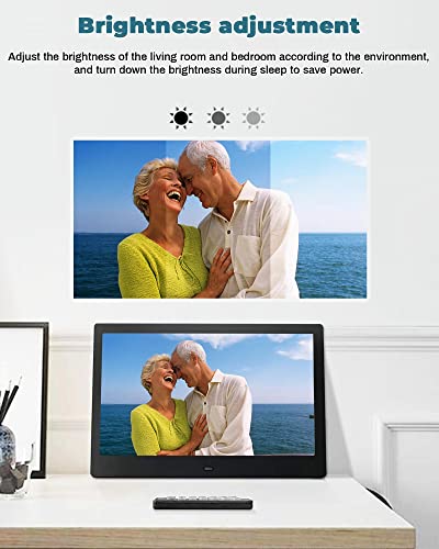 image for TEKXDD Digital Photo Frame, 10.1 Inch Digital Picture Frame 1280*800 I