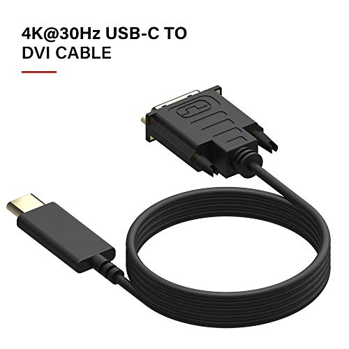 UPGROW USB-C naar DVI-kabel - 4K @30Hz Thunderbolt naar DVI-kabel, 6FT USB Type-C naar DVI Vrouwelijk, Ondersteuning 2017-2020 MacBook Pro, Surface Book 2, Dell XPS 13, Galaxy S10 - Image 6