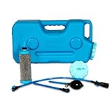 AquaBrick Portable Water Purification System, Filter & Storage, Camping, Emergency Preparedness, Survival, Purifies Tap Water for Everyday Use, Removes Virus, Bacteria, Protozoan, Lead by Sagan Life