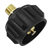 MENSI Propane Gas Cylinder QCC Type Adapter with 1/4' Male NPT Thread Regulator Valve