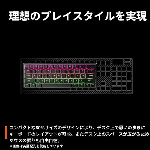 SteelSeries Apex Pro Mini Wireless JP 64829 の商品画像 6