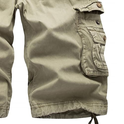 Shorts cargo de algodón para hombre talla 44 miniatura 4