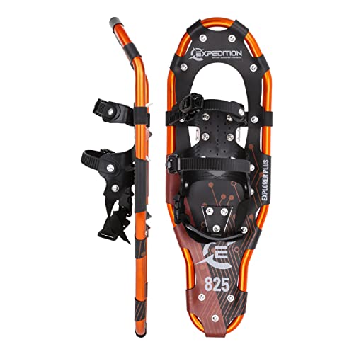 image for Cascade Mountain Tech Expedition Light Weight Aluminum Snowshoes Explo