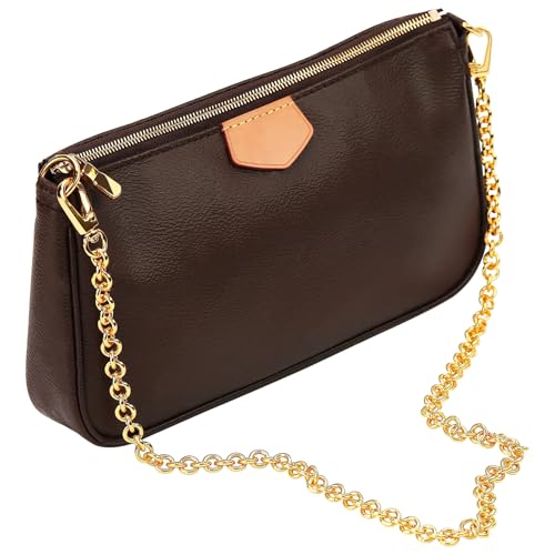 Image of jiesinlov Purse Chain Strap for Handbag Gold Chains Shoulder Bag Strap Replacement,with Metal Buckles (D 23.6in)