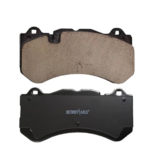 Image of Detroit Axle - Front Ceramic Brake Pads w /Hardware Replacement for 2007 | 2008 2009 Mercedes-Benz CLS63 SL65 AMG