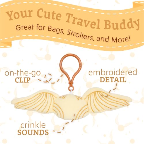 Image of Kids Preferred - Golden Snitch Clip on Pal - Stimulating Harry Potter Travel Toy for Babies