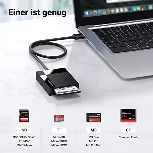 Ugreen XQD-Kartenleser USB 3.0 4-in-1 Kartenlesegerät für SD/CF/MS