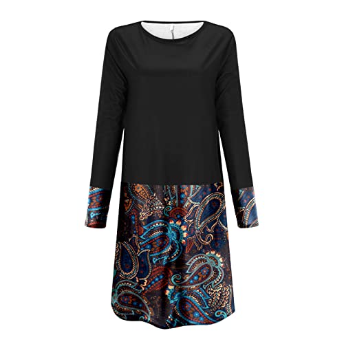 Robe style western ethnique aux finitions asymétriques