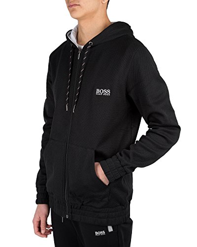 Hugo Boss Men's Contemp Pique Cotton Track Suit (S) Black