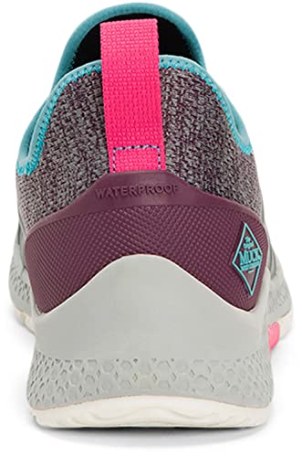 Muck Oslw104W12 Women's Outscape Lace Up Dark Gray/Teal/Pink 12 Womens #TOP2