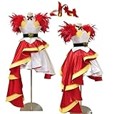 [マルユリヤ] cosplay M Go! プリンセスプリキュア 紅城トワ／トワイライト／キュアスカーレット コスプレ衣装 小物付き 大人用 仮装 文化祭 イベント コスチューム ステージ服（靴とウィッグ 別売り） (靴)