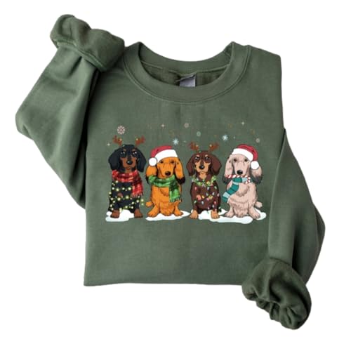 NANI Christmas Dogs Sweatshirt, Funny & Cute Dog Lover Sweatshirt