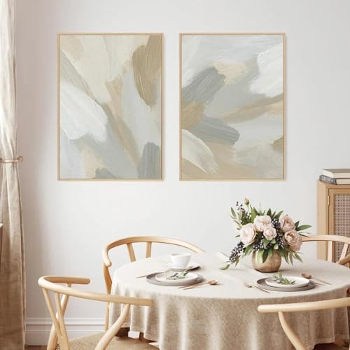 Toile abstraite salon moderne affiche d'art mural de texture - 4