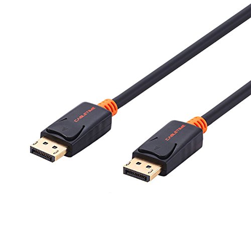 Displayport To Displayport Cable 15Ft, Cabletime Dp 1.2 Cable [4K@60Hz, 2K@165Hz, 2K@144Hz] For Laptop, Pc, Tv, Gaming Monitor Cable And Etc #TOP3