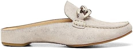 Donald Pliner Women's Bless Distressed Metallic Mule, Light Taupe, 10 | Image 5