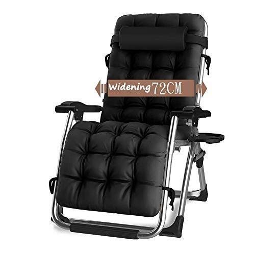 Chaise longue de jardin haut de gamme inclinable zéro gravité XL
