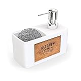 jabon cocina ★ Útil en cualquier lugar: Puede situar nuestro dispensador de jabon en cualquier sitio con una toma de agua y una poza o fregadero. Ideal para cocina, fregadero, garaje o jardín.