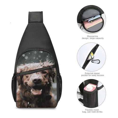 Mochila cruzada casual para hombre y mujer miniatura 5