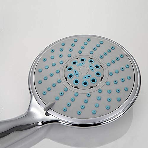 alcachofa de la ducha Cabezal de ducha de mano redondo con ajuste de tercer engranaje, accesorios de baño con rociador de lluvia con acabado cromado