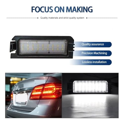 Luz LED de matrícula sin error Canbus para solucionar fallos en Hyundai Sonata 6