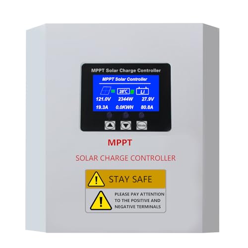 Auyeosin 80A Solar Panel Charge Controller MPPT, Solar Battery Regulator 12v 24v 36v 48v DC Input...