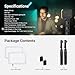 NEEWER Basics 2 Pack LED Video Light Panel Lighting Kit, 6.2
