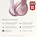 Beats Solo 4 - Wireless On-Ear Bluetooth Headphones, Up to 50-Hour Battery Life, Ultra-Lightweight Comfort, Powerful and Balanced Sound, Apple & Android Compatible - Amazon Exclusive Metallic Pink