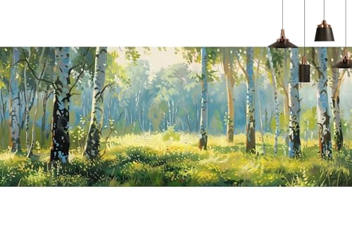 Kit Broderie Diamant Forêt XXL Canevas 5D Cristal Strass pour Décoration Murale - 2