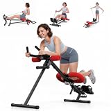 Merach Ab Machine, 4-in-1 Adjustable Ab Trainer Machine, Foldable
