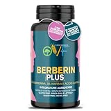 OVF Berberin Plus | Integratore di Berberina Pura 600mg | 60 Capsule Scorta 2 Mesi con Cardo Mariano, Acido Caprilico, Silimarina Supporto Funzione Digestiva, Epatica e Depurativa Alta Concentrazione