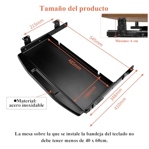 Opiniones y reviews de Cajones para teclados y plataformas para comprar online. 8 Imagen adicional