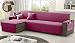 Copridivano con Penisola Destra /Sinistra Chaise Longue cover trapuntata made in Italy (bordeux, 2 POSTI SINISTRA)