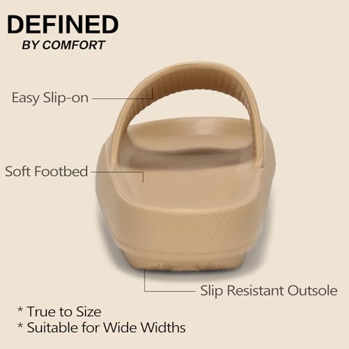 Cloud Slides for Women Pillow Sandals Extremely Soft Indoor and Outdoor Slippers Ultra Thick Sole4