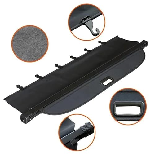 Cubierta de carga Ford Edge beige para ocultar equipaje trasero 5