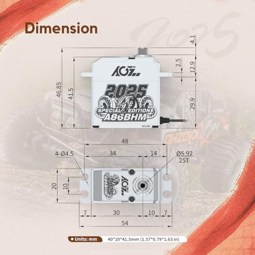 Amazon.com: AGFRC®: Anniversary Special Edition Servo