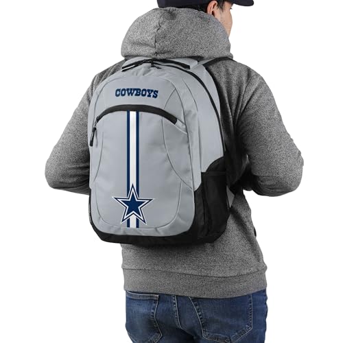 Image of FOCO Dallas Cowboys NFL Alternate Color Action Backpack - Gray