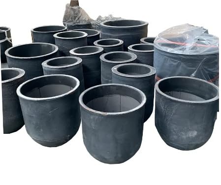 Crisol de Grafito de carburo de silicio, 1 Uds., for Metales, Estufa de carburo, Horno eléctrico de fundición, fundición, refinación, crisoles SiC (Color : No.5-120x128mm)