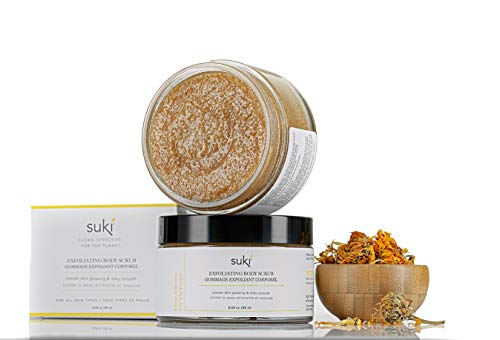 Suki Exfoliating Body Scrub With Calendula Oil And Alpha Hydroxy Acid, Hydrating And Deep Cleaning Sugar Scrub, 6.09 Oz #TOP1