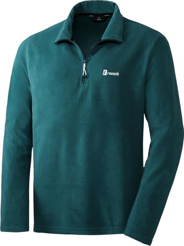 Reusch Fleeceshirt mit Zipper, leichtes-Longsleeve für Damen und Herren, Zip-Shirt aus ultraleichtem Stoff, warmes Funktionsshirt, ideal für Outdoor-Sport, Gr. L