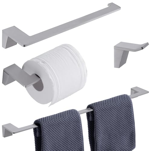 Barre porte-serviettes en acier inoxydable et accessoires de bain - 2