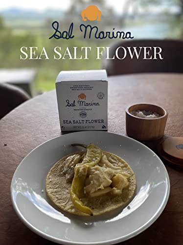 Sal Marina | Sea Salt Flower | Lagoon Of Cuyutlán Colima Mexico | Gourmet & Friendly To The Human Body | Different Essential Minerals For The Human Body | (11Oz - 311Gr) #TOP1